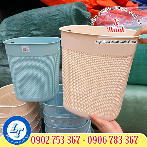 Sọt nhựa đa năng đan mây Sọt nhựa đa năng đan mây