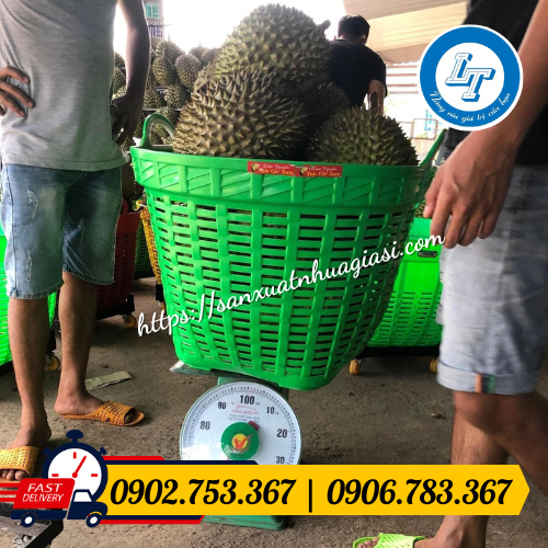 Sọt nhựa đựng sầu riêng chất lượng Sọt nhựa đựng sầu riêng chất lượng