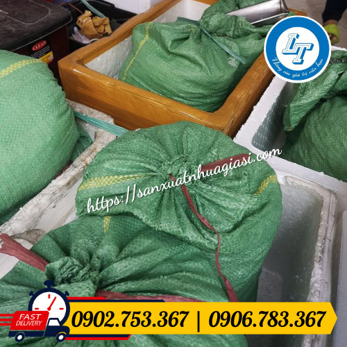 Ứng dụng của bao tải đá viên Ứng dụng của bao tải đá viên