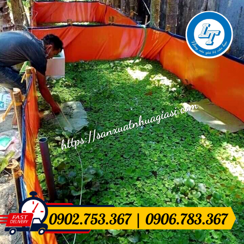 Bạt lót ao nuôi cá Bạt lót ao nuôi cá