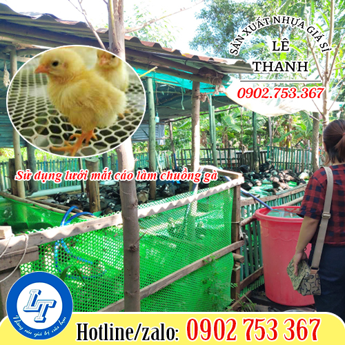 Chuồng gà bằng lưới rào gà vịt