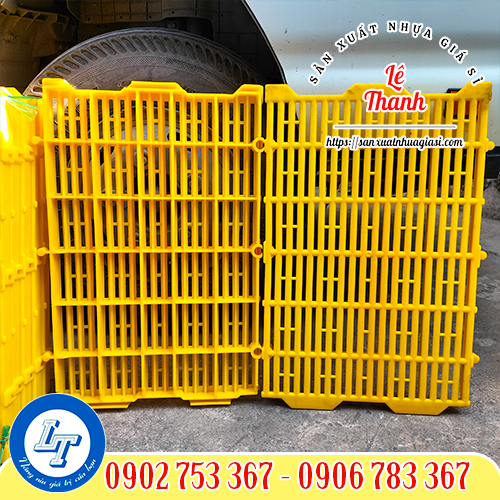 Tấm sàn lót chuồng cho chất liệu nhựa an toàn Tấm sàn lót chuồng cho chất liệu nhựa an toàn