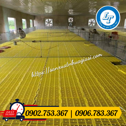Tấm sàn chăn nuôi được ứng dụng phổ biến trong chăn nuôi Tấm sàn chăn nuôi được ứng dụng phổ biến trong chăn nuôi