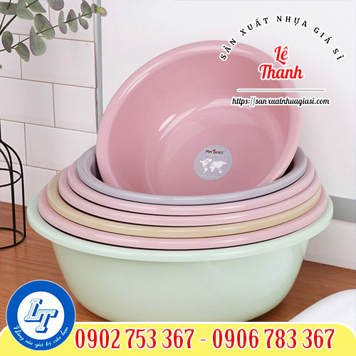 Thau nhựa tròn nhiều quy cách Thau nhựa tròn nhiều quy cách