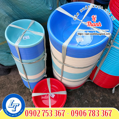 Thau được sản xuất từ chất liệu nhựa pp Thau được sản xuất từ chất liệu nhựa pp