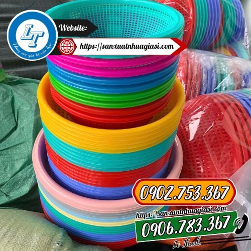 Bỏ sỉ số lượng thau rổ nhựa cho khách Bỏ sỉ số lượng thau rổ nhựa cho khách