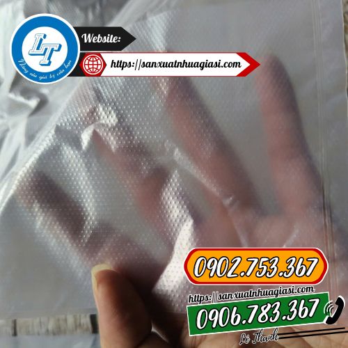 Thiết kế bề mặt túi có dập gai Thiết kế bề mặt túi có dập gai