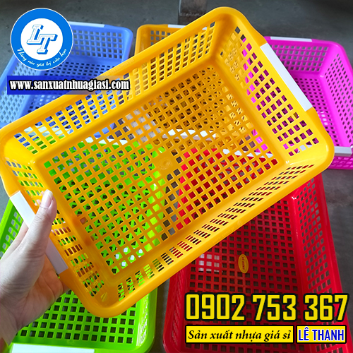 Thiết kế rổ gọn nhẹ, có lỗ thoát nước Thiết kế rổ gọn nhẹ, có lỗ thoát nước