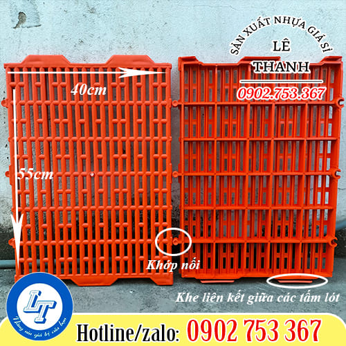 Thông số kỹ thuật tấm lót sàn chuồng heo