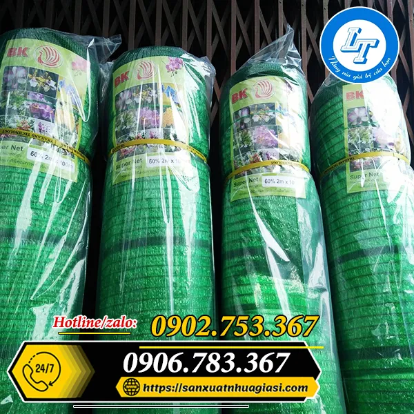 LƯỚI CHE NẮNG MÀU XANH LÁ