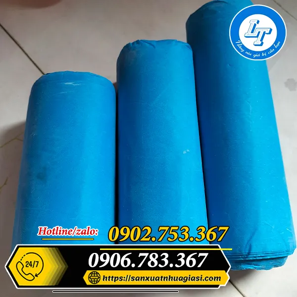 TÚI RÁC CUỘN MÀU XANH