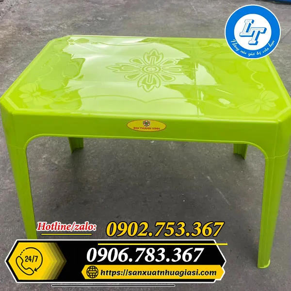 BÀN NHỰA CHỮ NHẬT