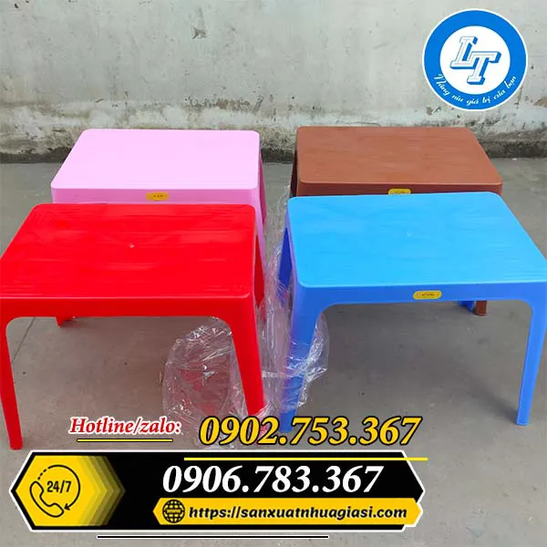 BÀN NHỰA CHỮ NHẬT