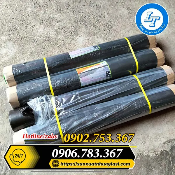 MÀNG NILON ĐEN LÓT SÀN ĐỔ BÊ TÔNG
