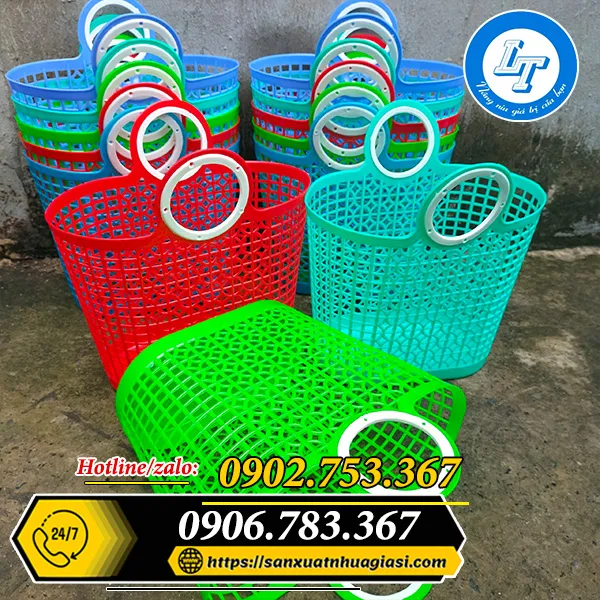 GIỎ XÁCH NHỰA ĐI CHỢ