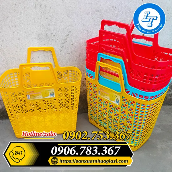 GIỎ XÁCH NHỰA ĐI CHỢ