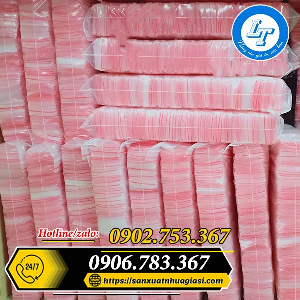 TÚI ZIP CHỈ ĐỎ