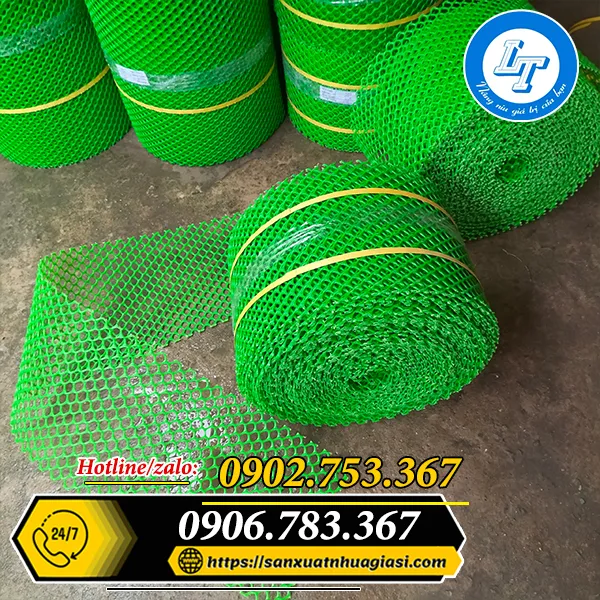 LƯỚI NHỰA MẮT CÁO XANH