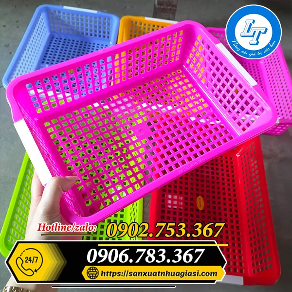 RỔ NHỰA CHỮ NHẬT