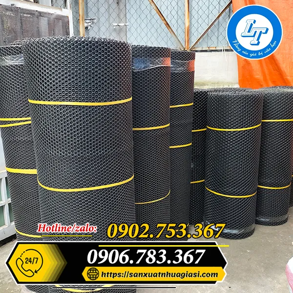 LƯỚI NHỰA MẮT CÁO ĐEN