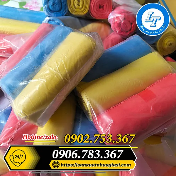 TÚI RÁC CUỘN 3 MÀU