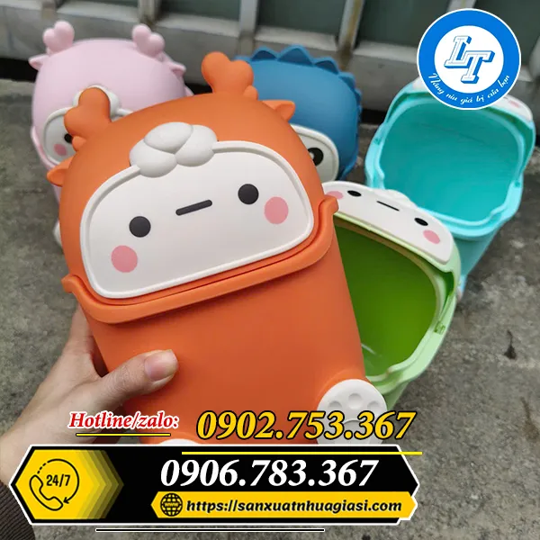 THÙNG RÁC NHỰA MINI