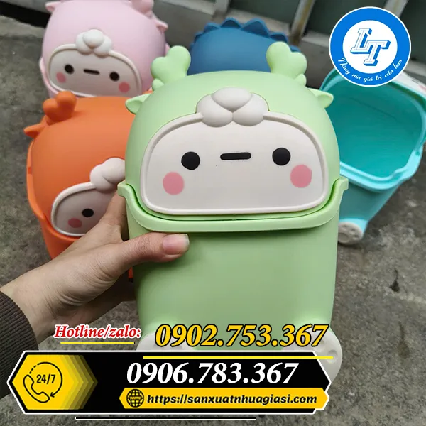 THÙNG RÁC NHỰA MINI