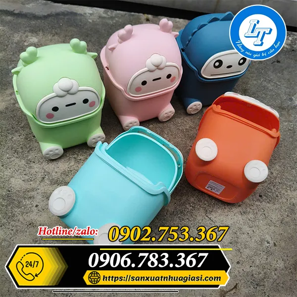 THÙNG RÁC NHỰA MINI