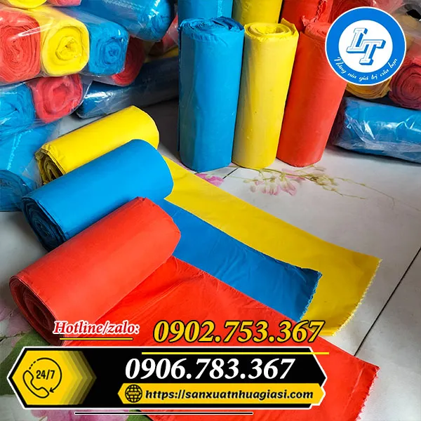 TÚI RÁC CUỘN 3 MÀU