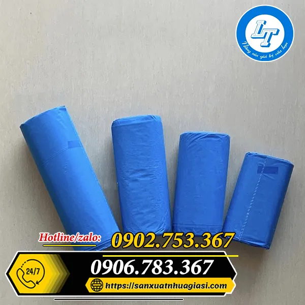 TÚI RÁC CUỘN MÀU XANH