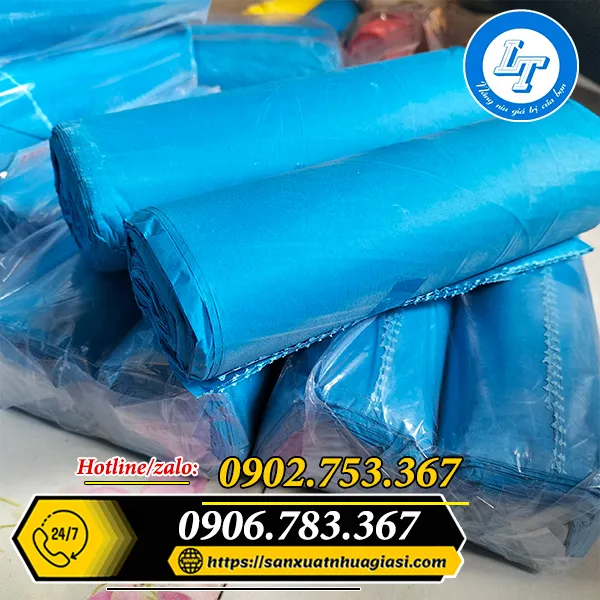 TÚI RÁC CUỘN MÀU XANH