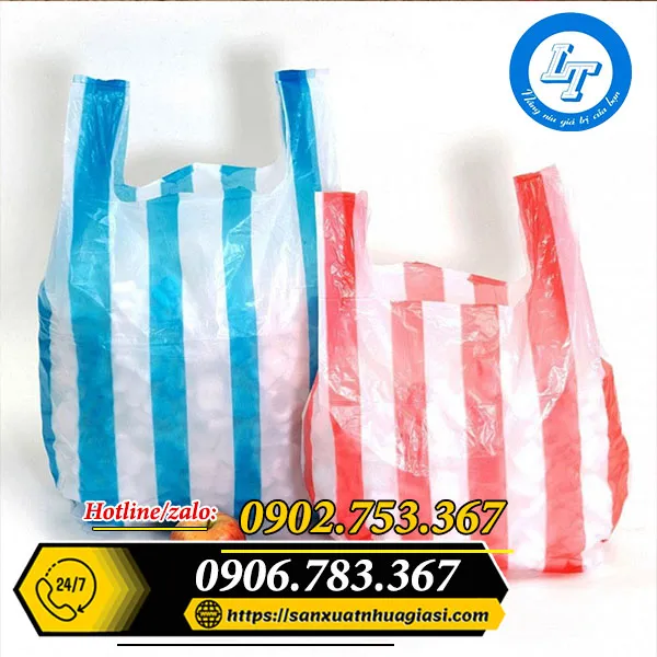 TÚI XỐP SỌC MÀU