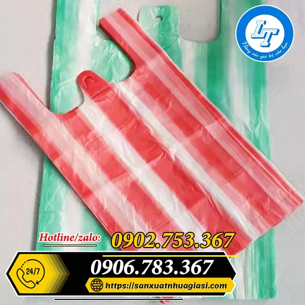 TÚI XỐP SỌC MÀU