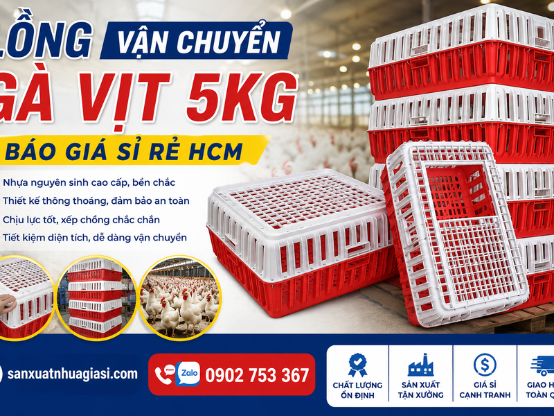LỒNG VẬN CHUYỂN GÀ VỊT 5KG BÁO GIÁ SỈ RẺ HCM