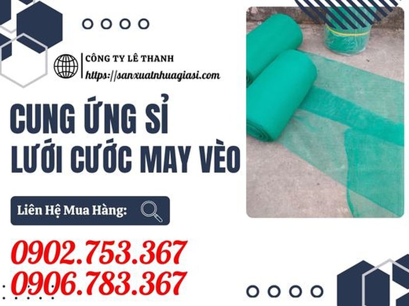 CUNG ỨNG LƯỚI CƯỚC MAY VÈO NUÔI CÁ GIỐNG 1 LY -  8 LY GIÁ SỈ RẺ TẠI HCM
