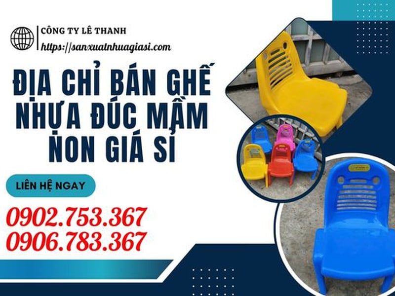 Địa Chỉ Bán Ghế Nhựa Đúc Mầm Non Giá Sỉ