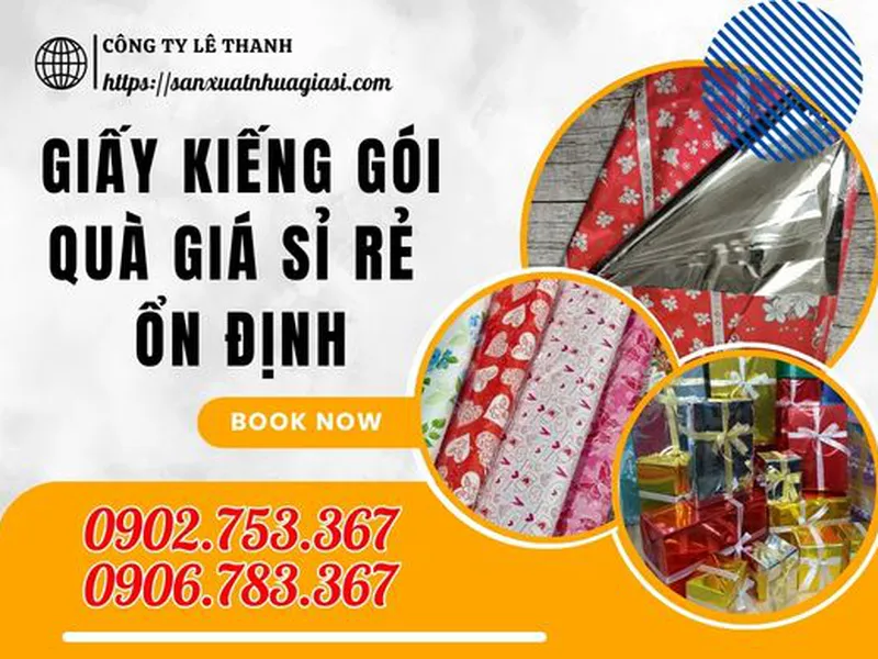 BỎ SỈ GIẤY KIẾNG GÓI QUÀ GIÁ SỈ ỔN ĐỊNH TẠI HCM
