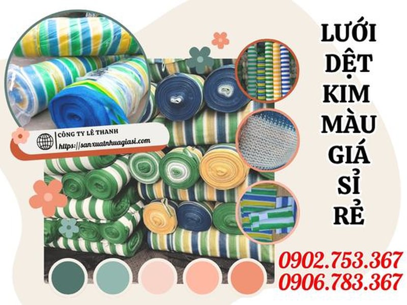 Lưới Dệt Kim Màu Giá Sỉ Số Lượng Lớn HCM