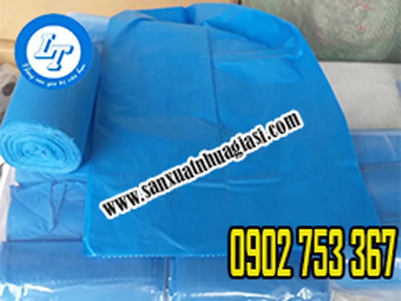 MUA SỈ TÚI RÁC CUỘN MÀU XANH CHẤT LƯỢNG