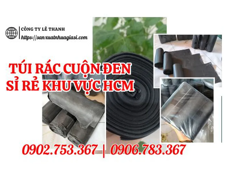 TÚI RÁC CUỘN ĐEN GIÁ SỈ RẺ KHU VỰC HCM