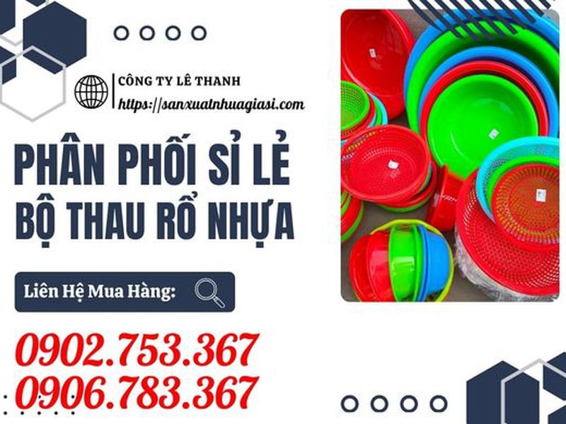 PHÂN PHỐI SỈ BỘ THAU RỔ NHỰA GIÁ THƯƠNG MẠI TỐT TẠI HCM