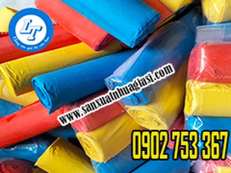 SỈ TÚI ĐỰNG RÁC CUỘN NHIỀU MÀU SẢN XUẤT THEO YÊU CẦU