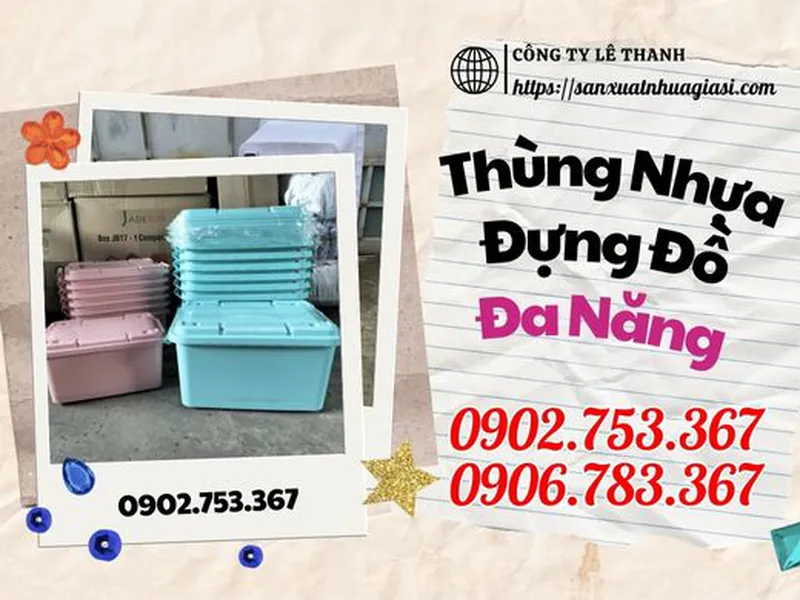 THÙNG NHỰA ĐỰNG ĐỒ ĐA NĂNG GIÁ SỈ SIÊU RẺ