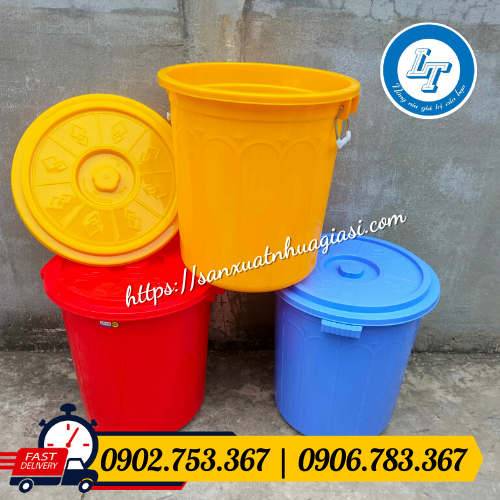 Thùng nhựa size trung 60L Thùng nhựa size trung 60L