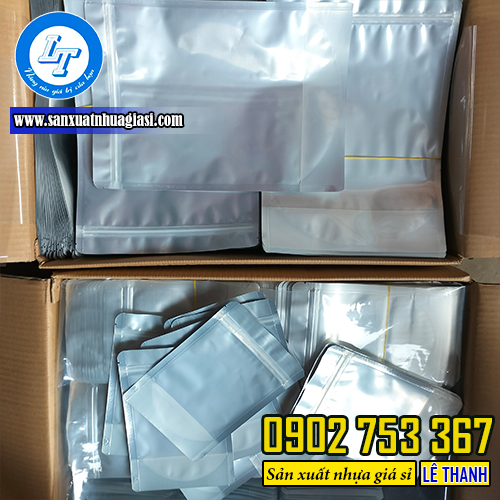 Thùng 25kg túi zip bạc Thùng 25kg túi zip bạc