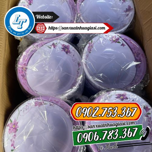 Tô nhựa bông hồng Tô nhựa bông hồng