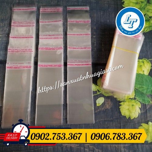 Túi bóng đựng bao lì xì kích thước 9x18cm Túi bóng đựng bao lì xì kích thước 9x18cm