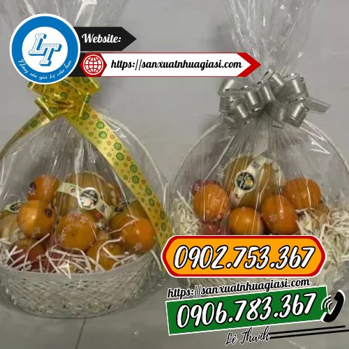 Túi bóng kính gói quà, đựng trái cây Túi bóng kính gói quà, đựng trái cây