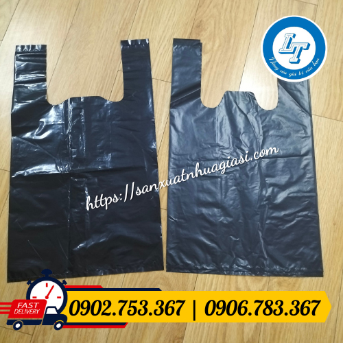 Túi xốp đen bóng và túi xốp đen thường Túi xốp đen bóng và túi xốp đen thường