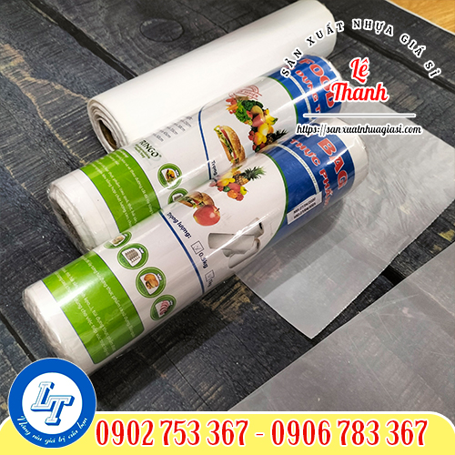 Túi nilon siêu thị cuộn 0,5kg Túi nilon siêu thị cuộn 0,5kg